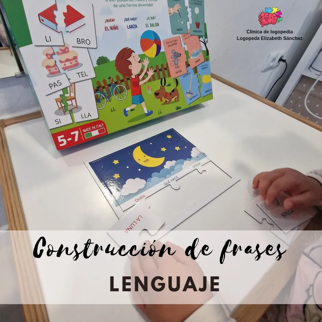 Construcción de frases - Terapia del lenguaje