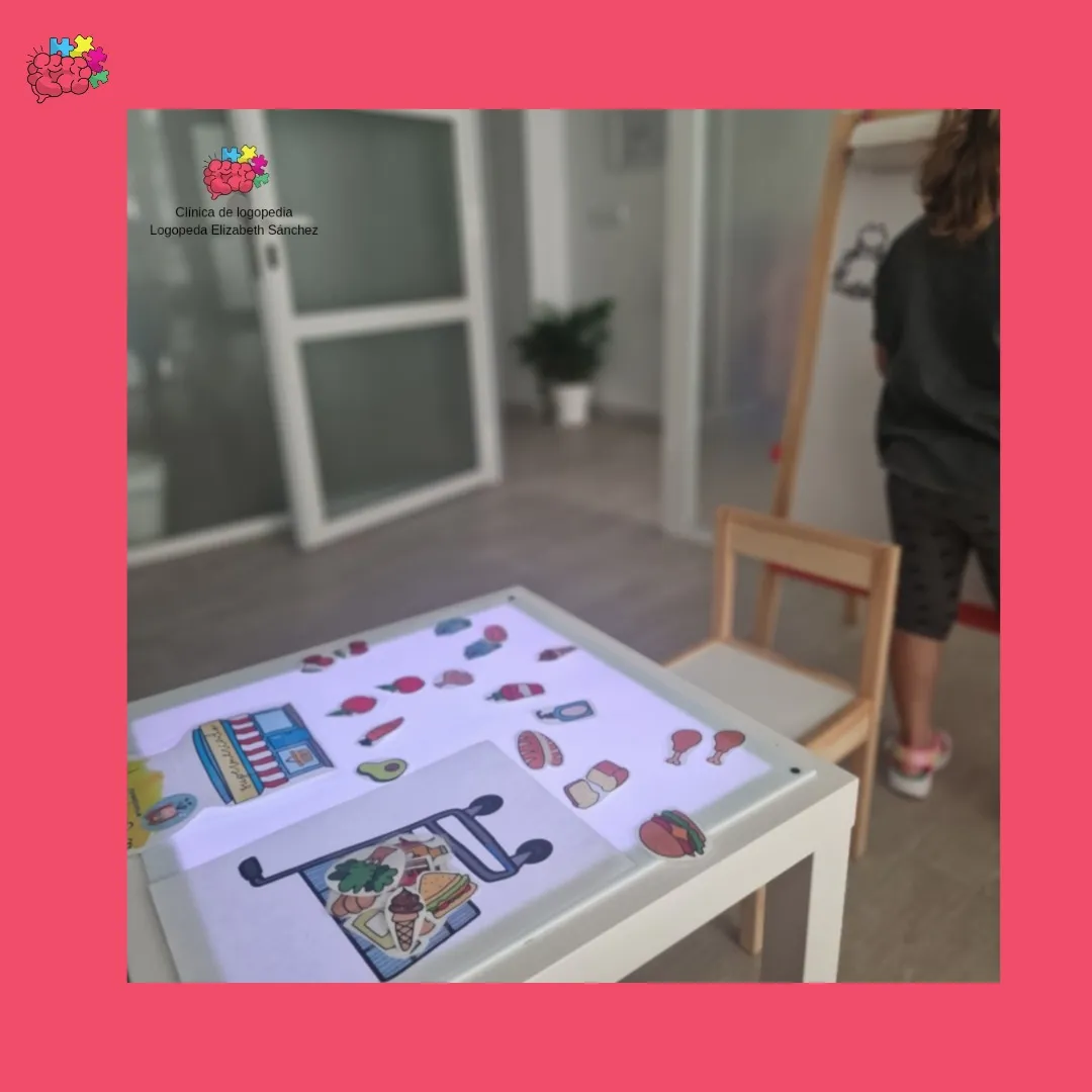 Mesa de luz - Estimulación visual