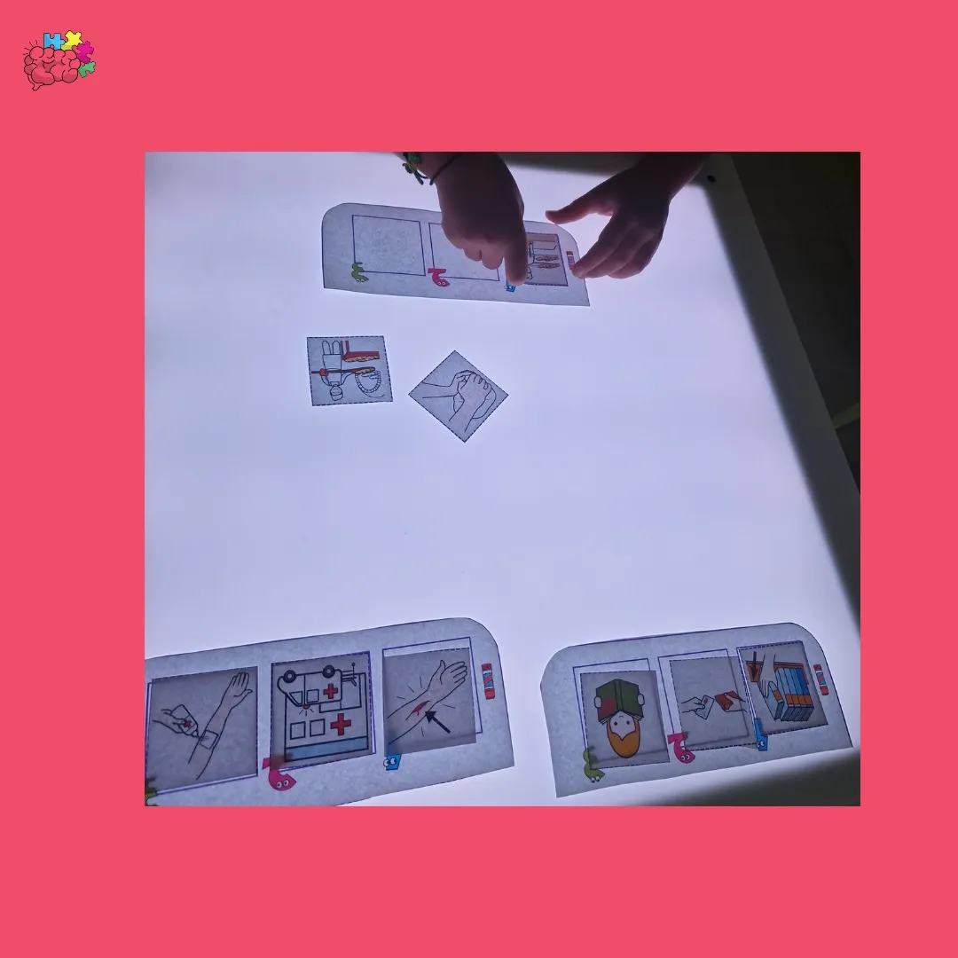 Mesa de luz - Terapia interactiva