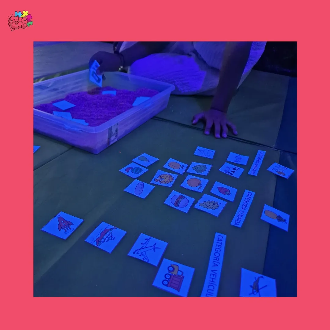 Terapia con mesa de luz